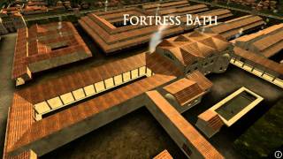 Animation of ancient Roman Fort in Caerleon Wales [upl. by Lebatsirc]