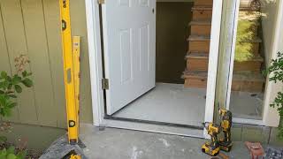 Jeld Wen Front Door Installation  Really crappy products and craftsmanship PART 1 [upl. by Dean]