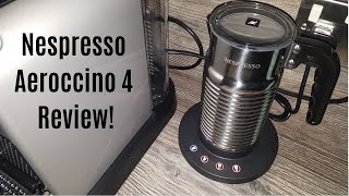 Nespresso Aeroccino 4 Milk Frother Review  Worth upgrading from the Aeroccino 3 [upl. by Rodge380]