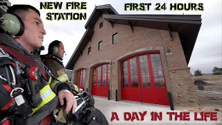 First 24 Hours in a New Fire Station  A Day in the Life [upl. by Schonthal]