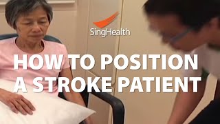 How To Position A Stroke Patient [upl. by Eleazar264]