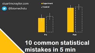 Ten Statistical Mistakes in 5 Min [upl. by Cormier]