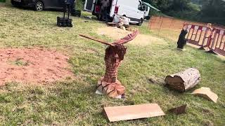 A fabulous range of wooden sculpture at Caerleon festival 2024 [upl. by Amak]