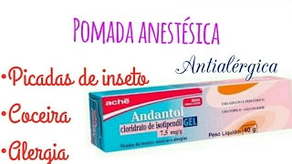 Resenha PomadaAndantol Gel [upl. by Mosier831]