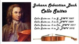 Johann Sebastian Bach  Cello suites in 432 Hz great for reading or studying [upl. by Tihor]