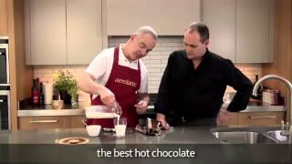 How to make a hot chocolate using an aerolatte milk frother [upl. by Sosna806]