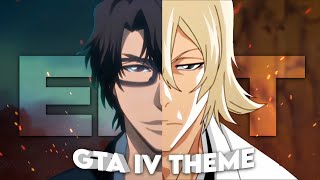 Aizen x Urahara  GTA IV Theme Edit [upl. by Eineg]